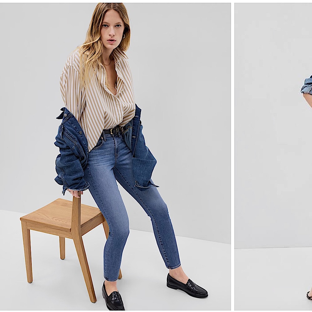 GAP DENIM - True Skinny Jeans - Medium wash